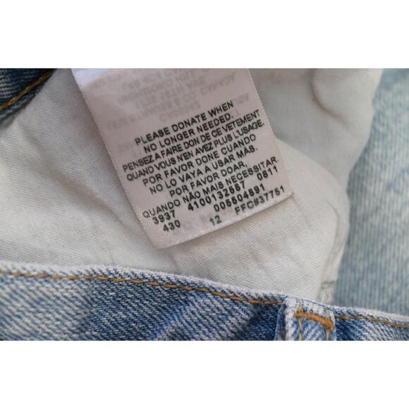 Levi's 550 Relaxed Fit Straight Blue Denim Jeans Rugged Mens Sz 40 x 31(Altered) - Picture 13 of 16